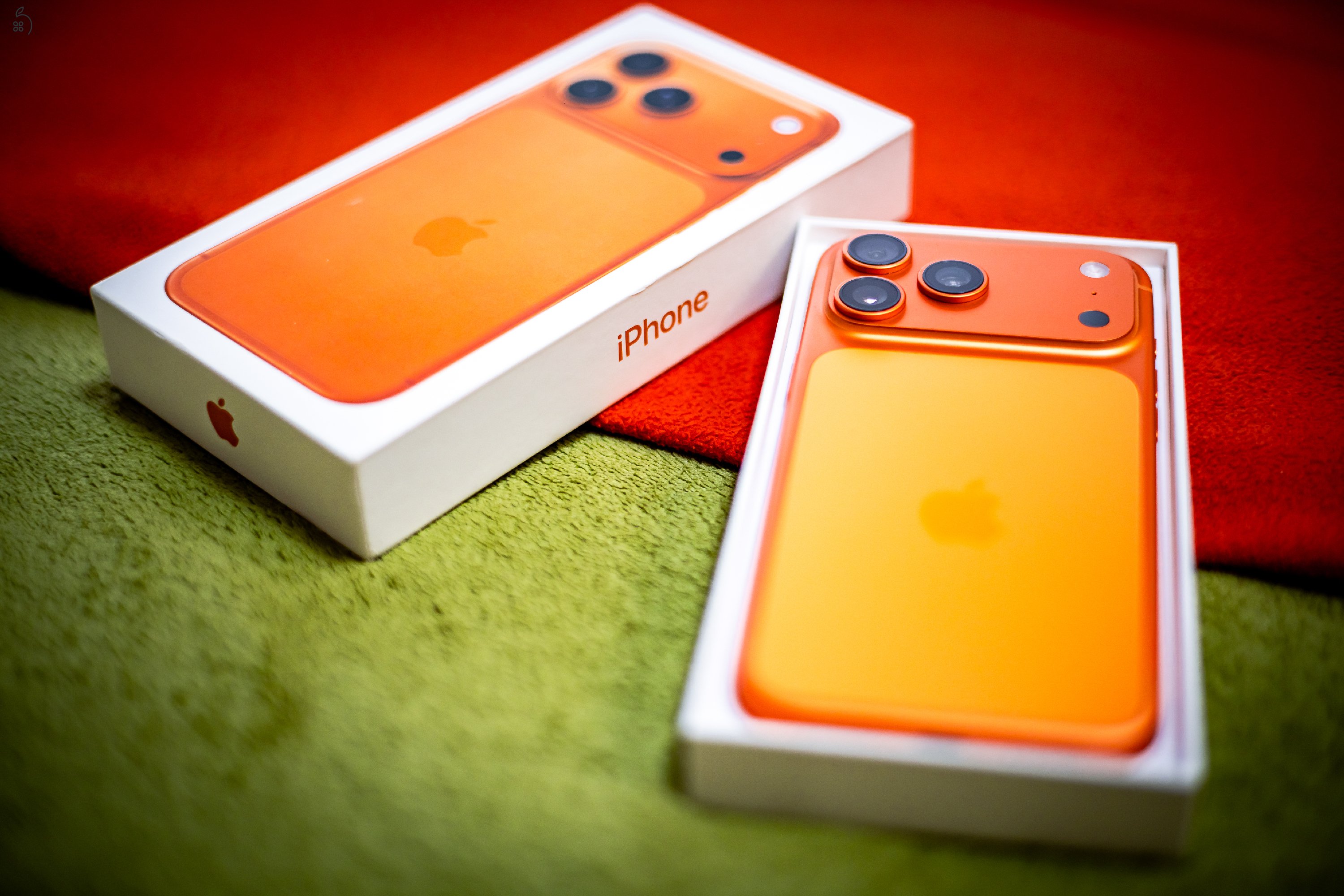 Új aktiválatlan 17 Pro Max E-sim 256GB cosmic orange 