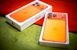 Új aktiválatlan 17 Pro Max E-sim 256GB cosmic orange 