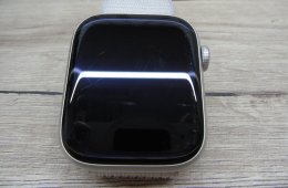 Apple Watch Series 9 – 45 mm – Nagy Always-On kijelző, S9 chip, Double Tap, gyors Siri – Használt – 3 hónap garancia