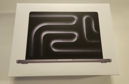 Eladó egy 2023-as Apple MacBook Pro 14 ( M3, 8 GB/512 GB, asztroszürke) 98% akksi