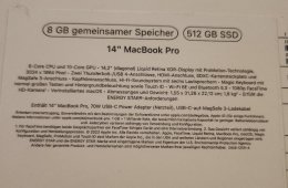 Eladó egy 2023-as Apple MacBook Pro 14 ( M3, 8 GB/512 GB, asztroszürke) 98% akksi
