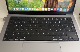 Eladó egy 2023-as Apple MacBook Pro 14 ( M3, 8 GB/512 GB, asztroszürke) 98% akksi