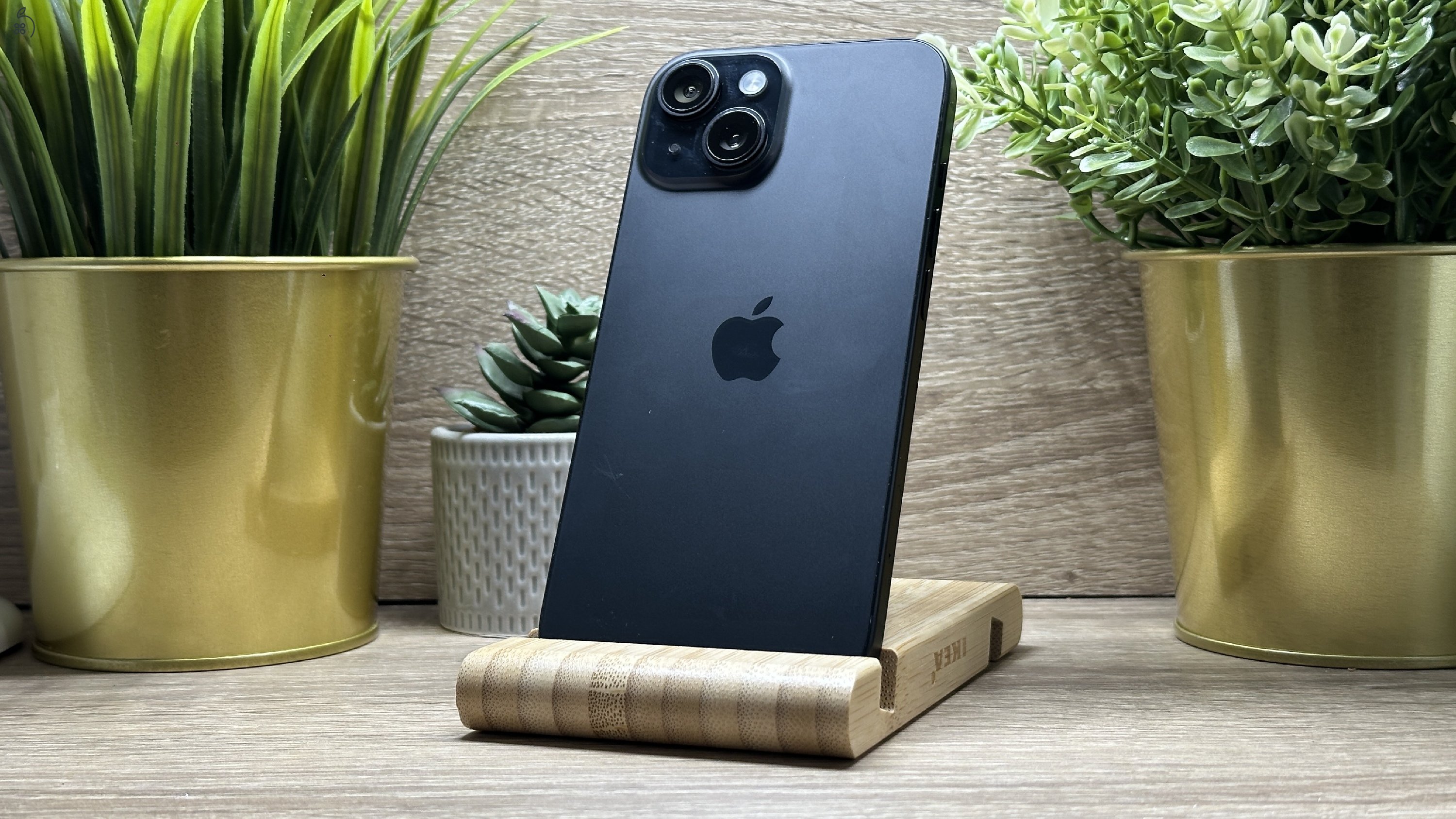 iPhone 15 128GB Fekete, Független - 1 ÉV Garancia, Számla