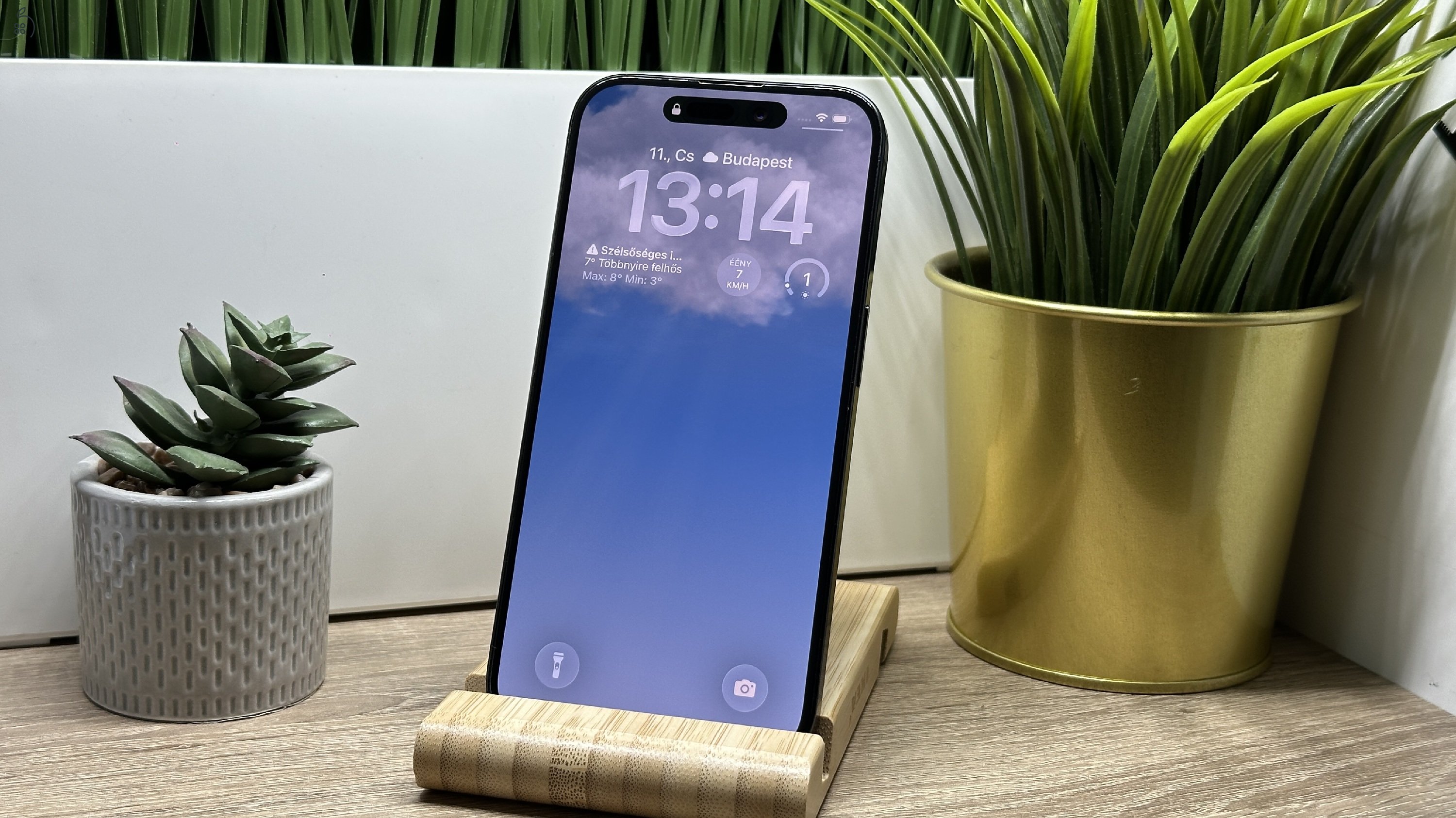  iPhone 15 Pro 256GB Kék, Független - 1 ÉV Garancia, Számla 