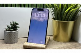  iPhone 15 Pro 256GB Kék, Független - 1 ÉV Garancia, Számla 