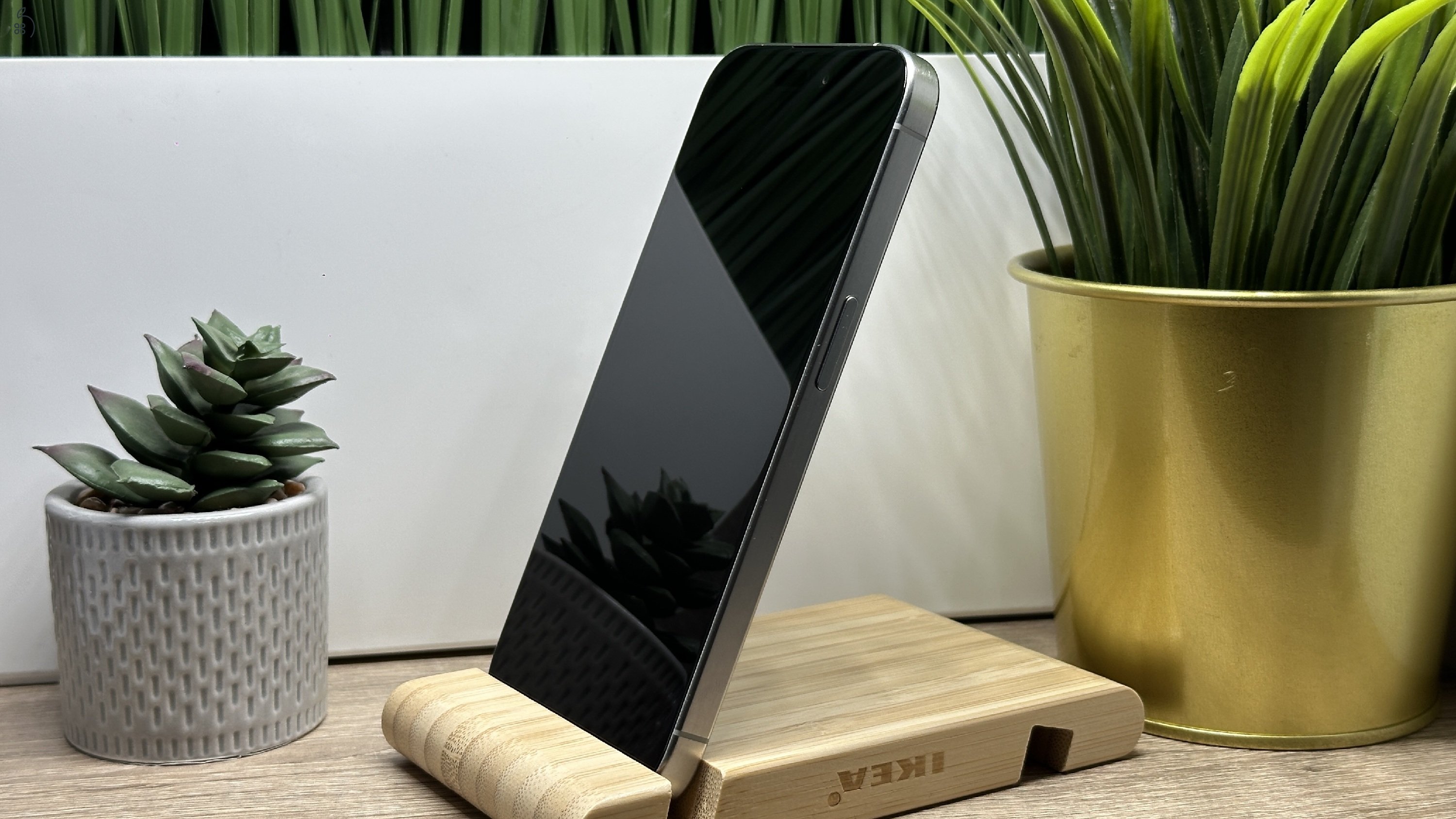  iPhone 15 Pro 256GB Fehér, Független - 1ÉV Garancia, Számla 