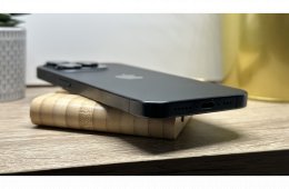  iPhone 15 Pro 256GB Fekete, Független - 1 ÉV Garancia, Számla 