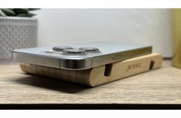 iPhone 15 Pro 256GB Natúr Titán, Független - 1ÉV Garancia, Számla