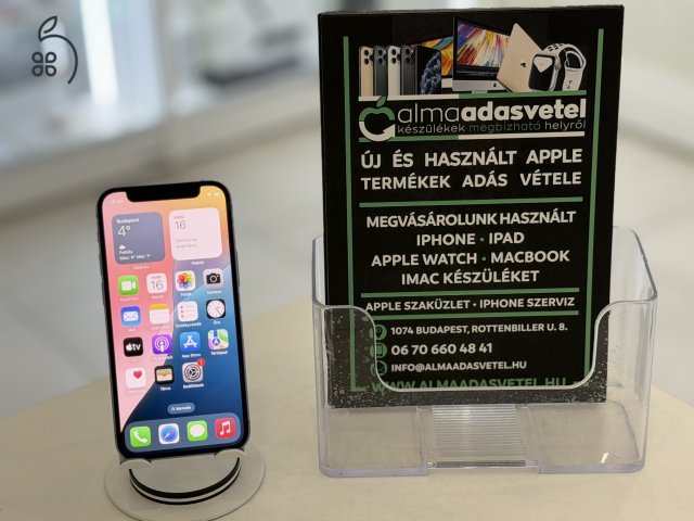 iPhone 12 Mini 64GB Független Megkímélt/1-3 hónap gar./Akku 100%/p4642