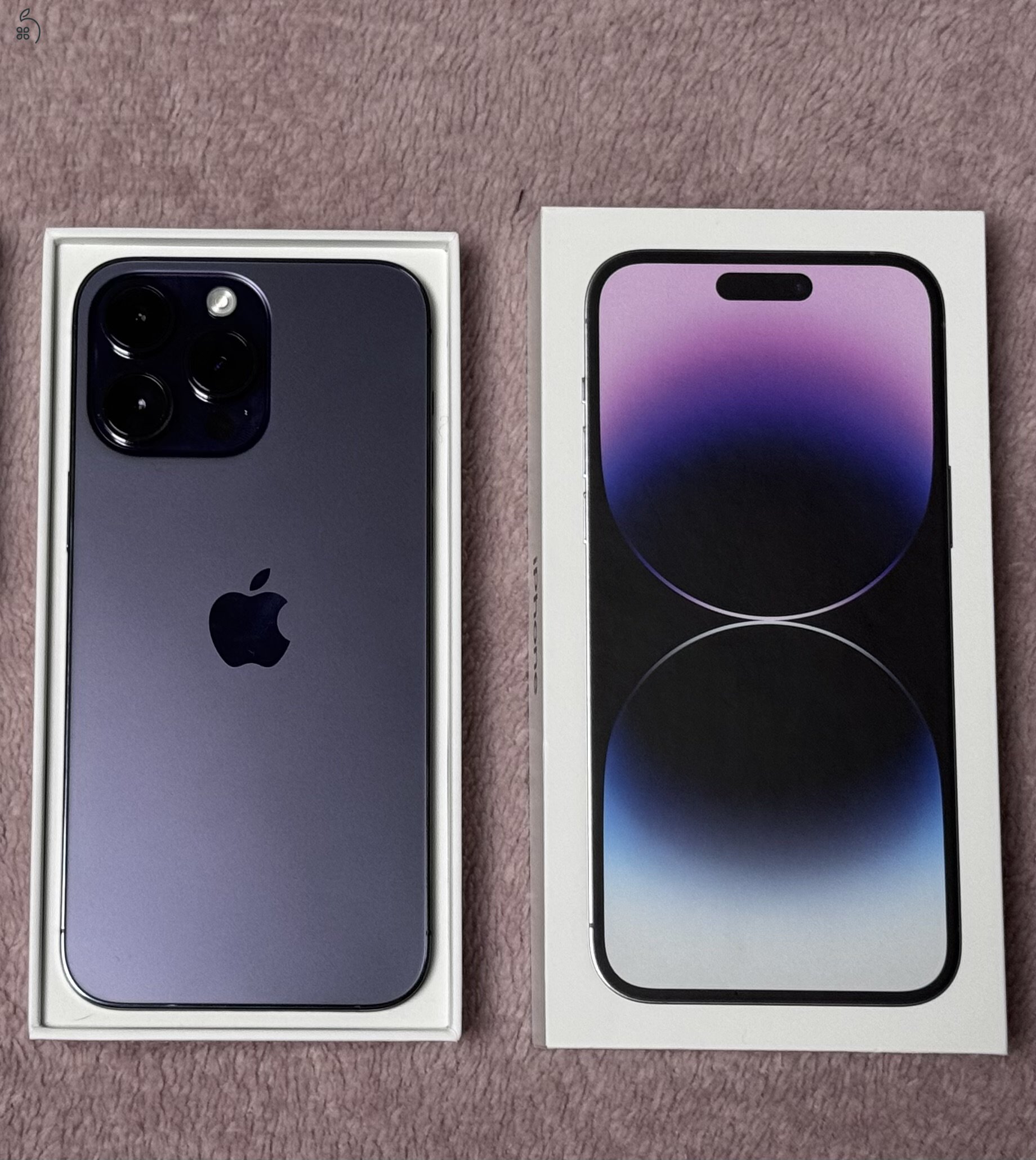 Új iPhone 14 Pro Max 128GB - AKKU 100% - Jótállás 2026.05.-hóig, kártyafüggetlen, hibátlan állapot