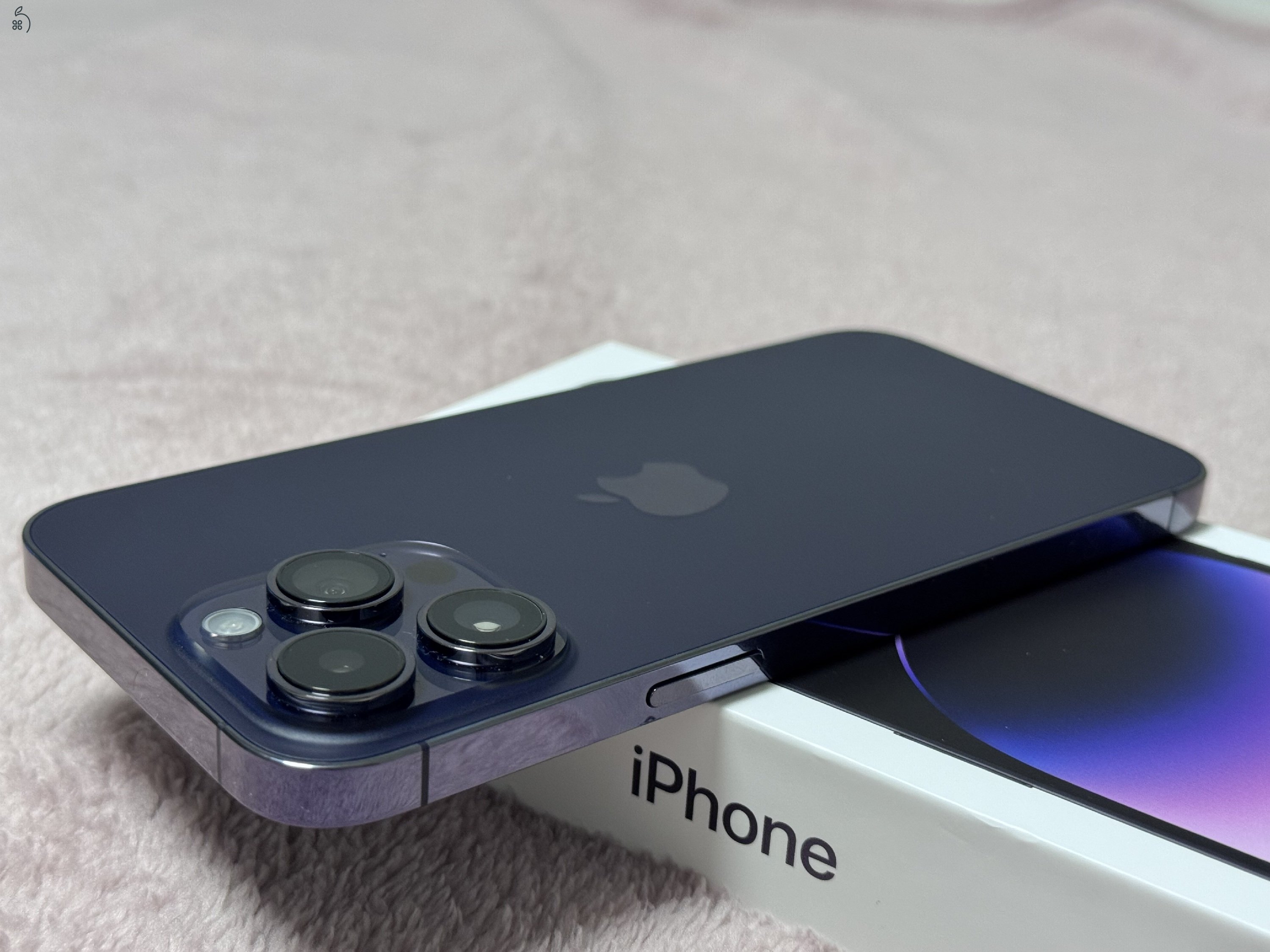 Új iPhone 14 Pro Max 128GB - AKKU 100% - Jótállás 2026.05.-hóig, kártyafüggetlen, hibátlan állapot