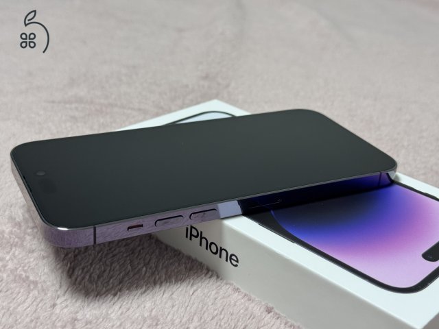 Új iPhone 14 Pro Max 128GB - AKKU 100% - Jótállás 2026.05.-hóig, kártyafüggetlen, hibátlan állapot