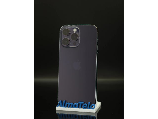 Apple iPhone 14 Pro Max eSIM 128 GB Deep Purple 100% akku - 12 HÓ GARANCIA