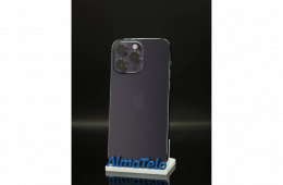 Apple iPhone 14 Pro Max eSIM 128 GB Deep Purple 100% akku - 12 HÓ GARANCIA