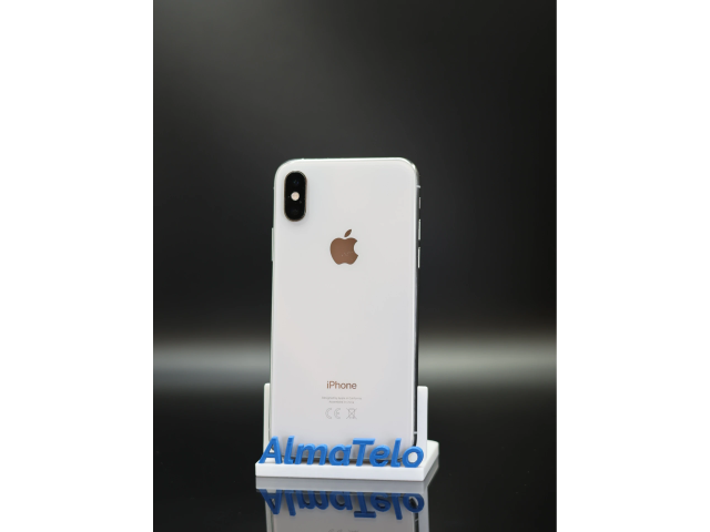 Apple iPhone XS 64 GB Silver 100% akku - 12 HÓ GARANCIA