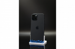 Apple iPhone 15 128 GB Black 100% akku - 12 HÓ GARANCIA