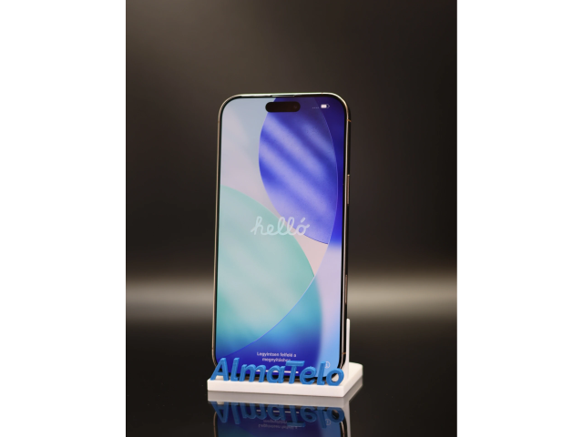 Apple iPhone 16 Pro Max 256 GB Desert Titanium 90% akku - 12 HÓ GARANCIA