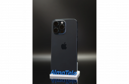 Apple iPhone 15 Pro Max 256 GB Blue Titanium 100% akku - 12 HÓ GARANCIA