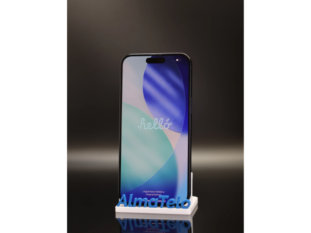 Apple iPhone 15 Pro Max 256 GB Blue Titanium 100% akku - 12 HÓ GARANCIA