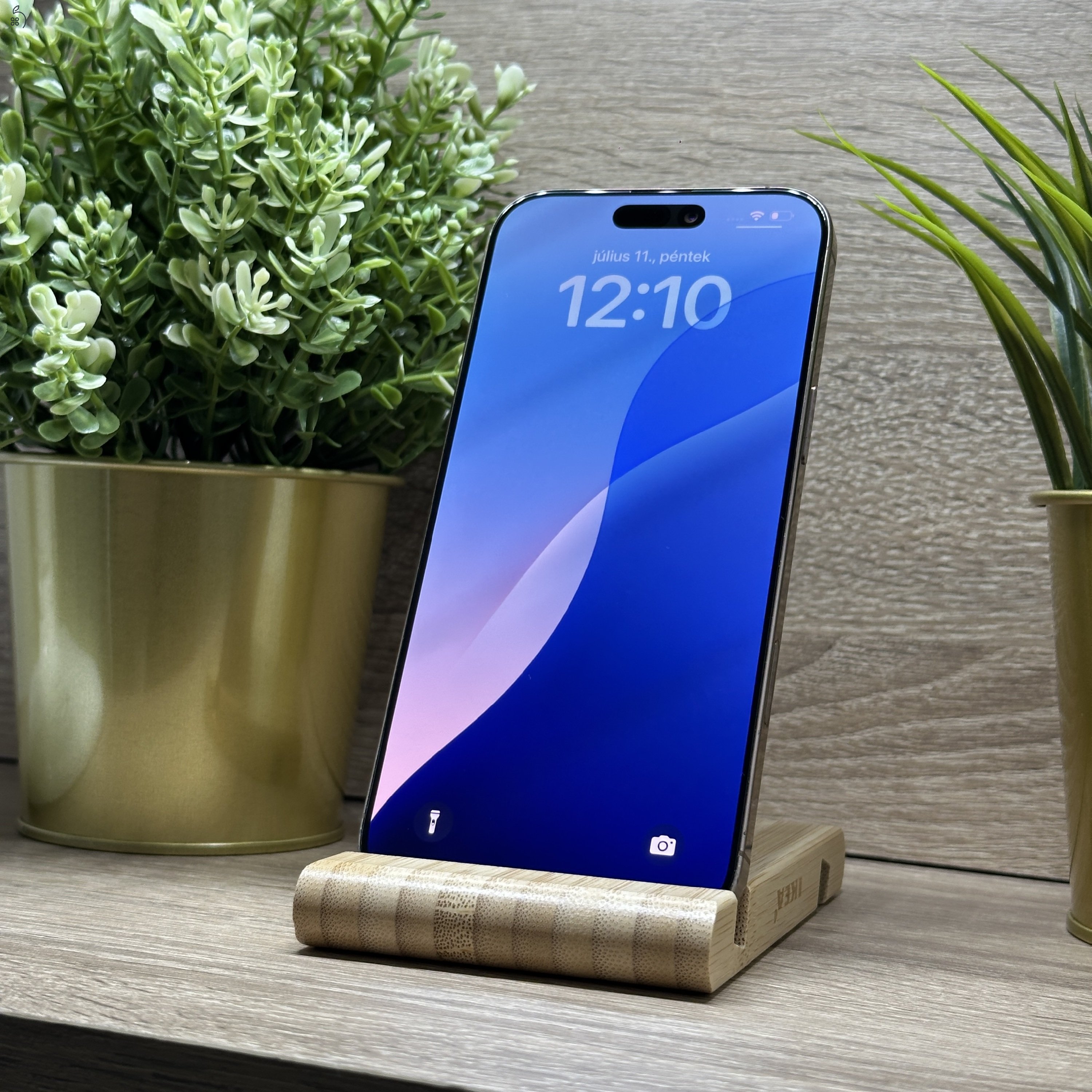 iPhone 16 Pro Max 256GB 100% AKKU, Számla, 1ÉV Garancia, Desert Titan - Független