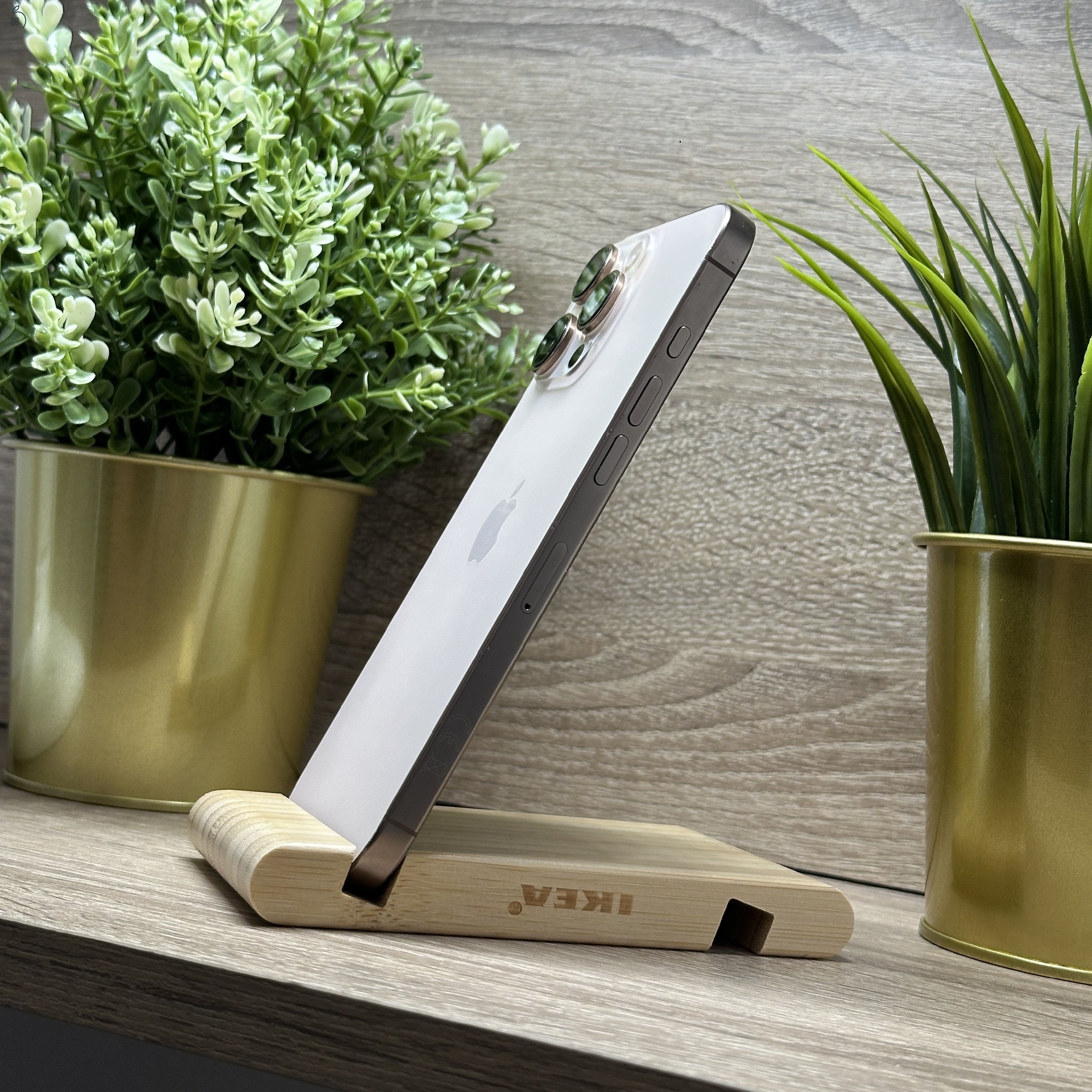 iPhone 16 Pro Max 256GB 100% AKKU, Számla, 1ÉV Garancia, Desert Titan - Független