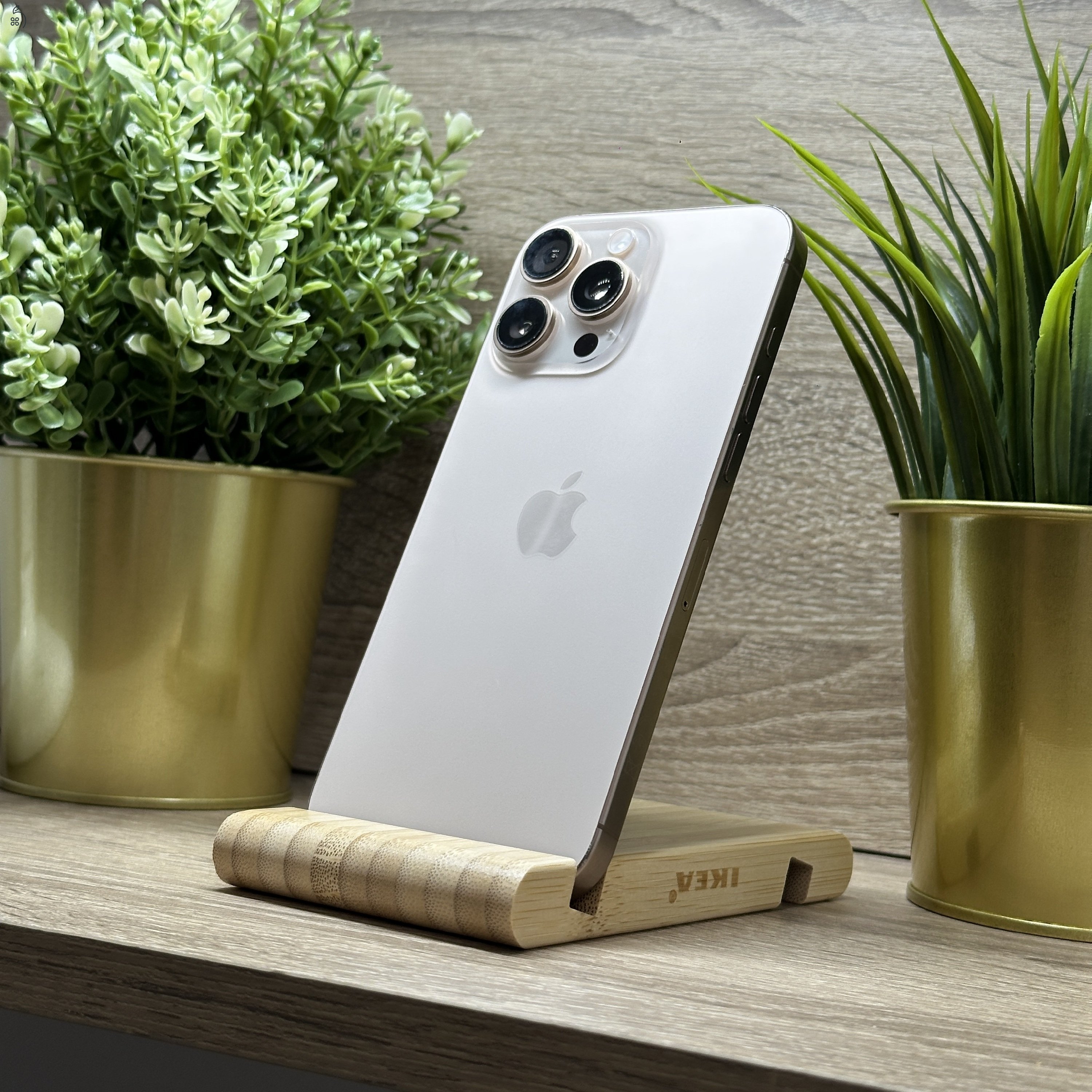 iPhone 16 Pro Max 256GB 100% AKKU, Számla, 1ÉV Garancia, Desert Titan - Független