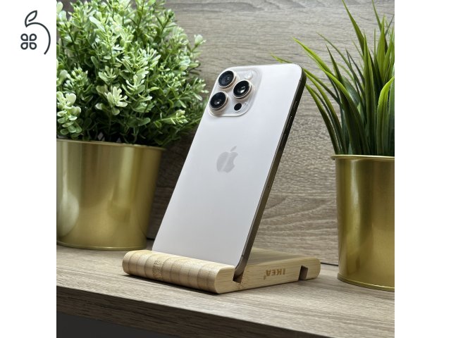 iPhone 16 Pro Max 256GB 100% AKKU, Számla, 1ÉV Garancia, Desert Titan - Független