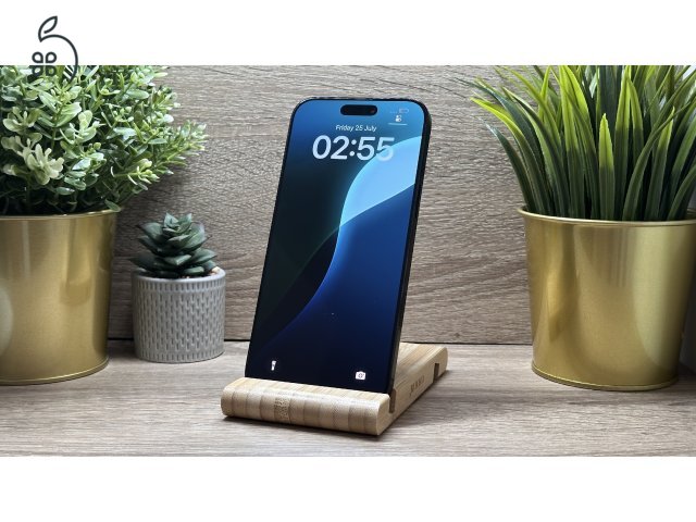 iPhone 16 Pro Max Fekete 256GB 100% AKKU - Független, Számla, 1ÉV Garancia