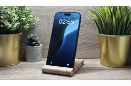 iPhone 16 Pro Max Fekete 256GB 100% AKKU - Független, Számla, 1ÉV Garancia