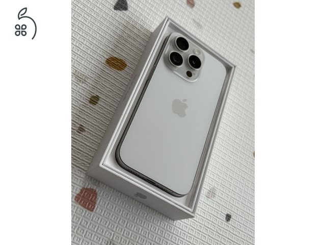 iPhone 15 Pro, White titanium, 256 GB , kártyafüggetlen