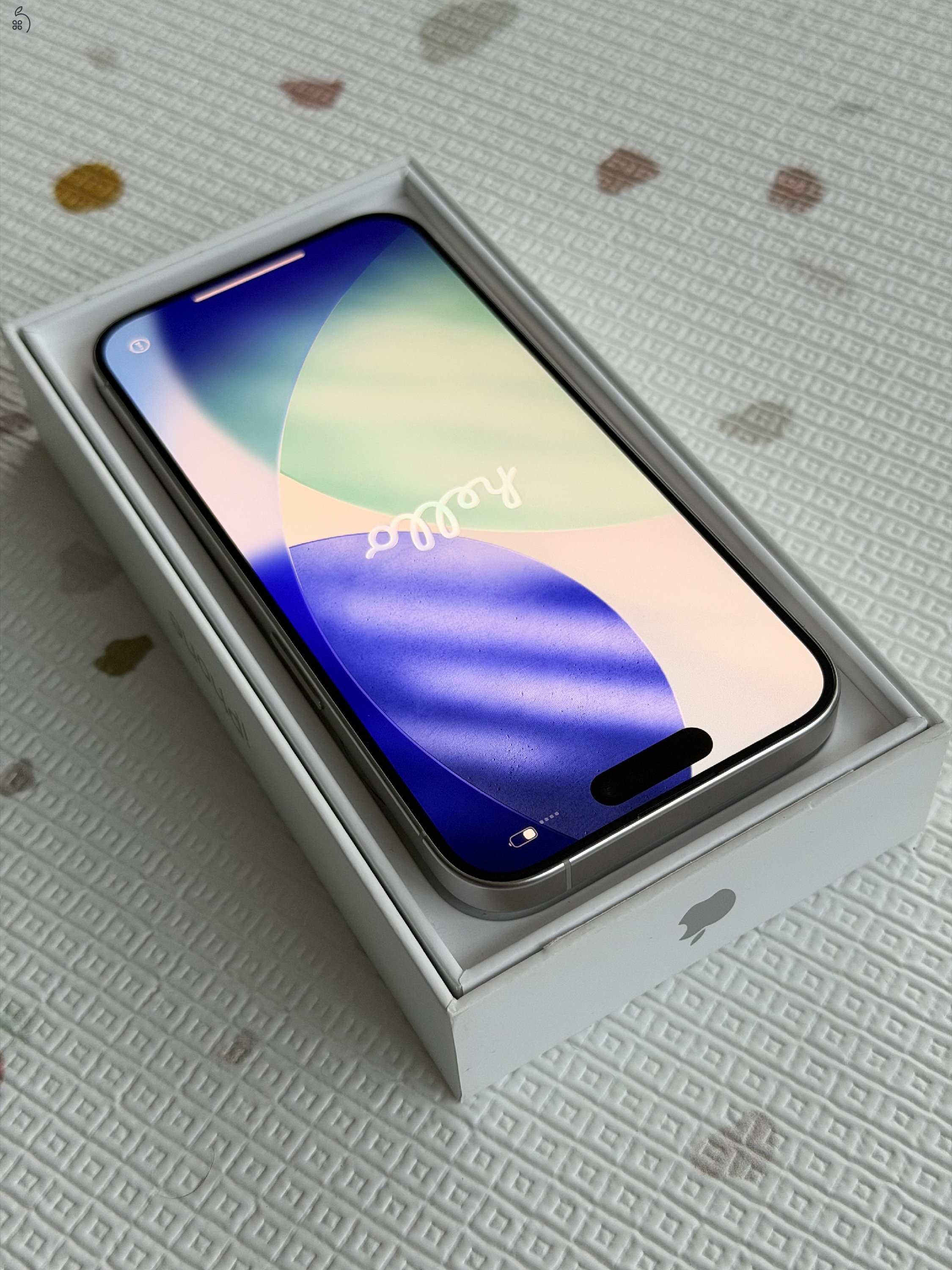 iPhone 15 Pro, White titanium, 256 GB , kártyafüggetlen