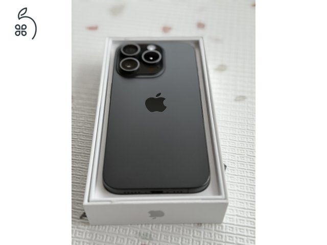 iPhone 15 Pro - Black titanium - 256 GB - független
