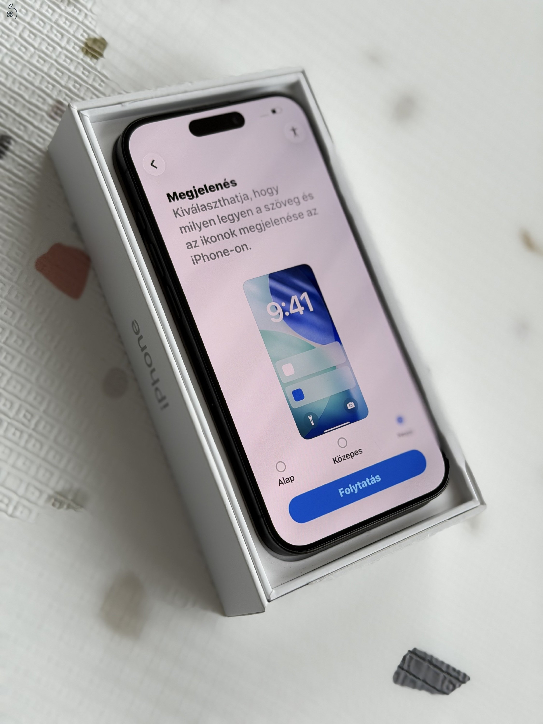 iPhone 15 Pro - Black titanium - 256 GB - független