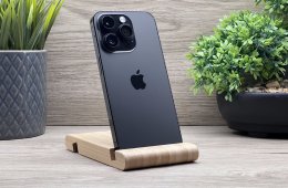 iPhone 14 Pro Space Black 128GB 2 ÉV Garanciával Számlával 100% Akku