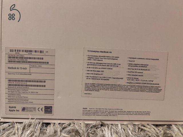 MacBook Air Retina, 2019-es, bevizsgált,  akciós ár, fix 99.000 Ft.