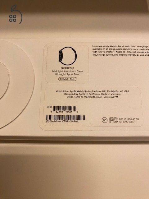 APPLE Watch S8 Midnight A2771