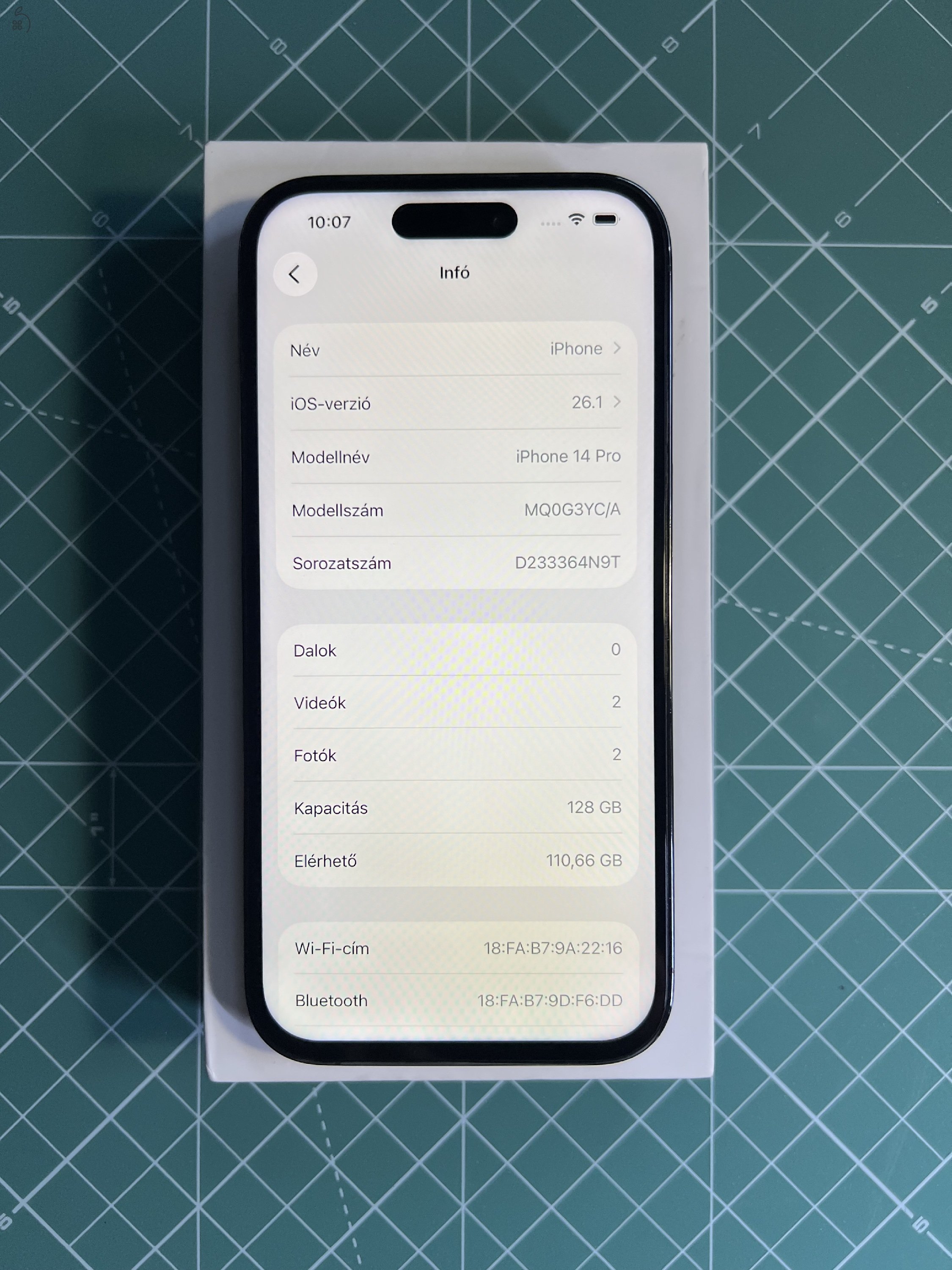 iPhone 14 Pro 128GB Deep Purple független