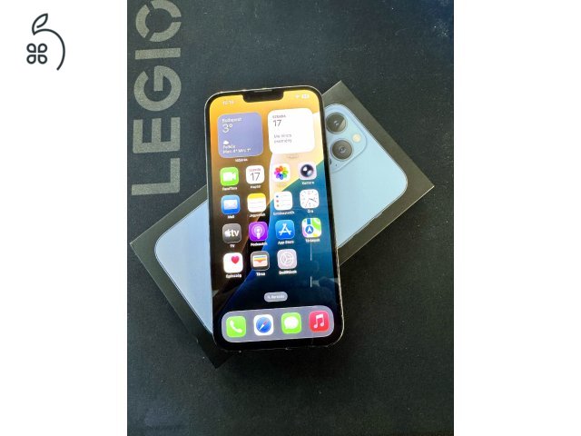 512GB-os(!!!)  iPhone 13 Pro Max egy 256-os árában! Sierra Blue, 30 nap garancia!