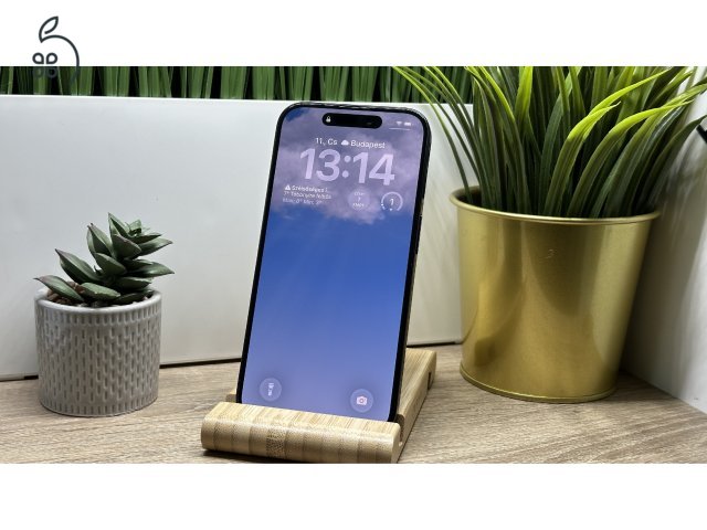  iPhone 15 Pro 256GB Kék, Független - 1 ÉV Garancia, Számla 