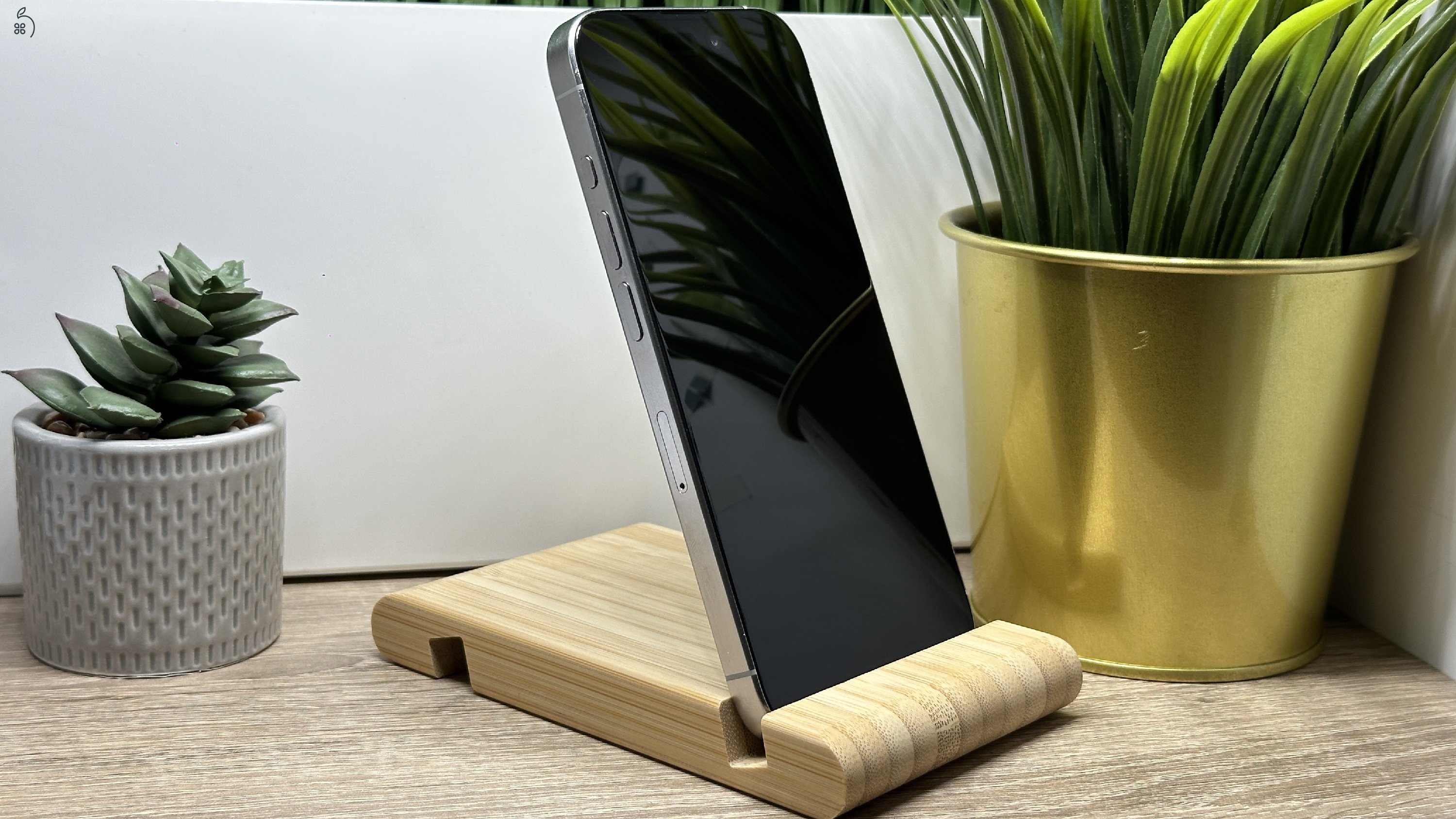  iPhone 15 Pro 256GB Fehér, Független - 1ÉV Garancia, Számla 