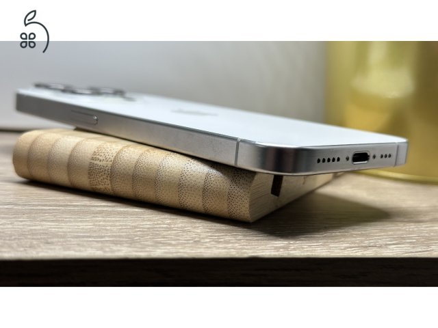  iPhone 15 Pro 256GB Fehér, Független - 1ÉV Garancia, Számla 