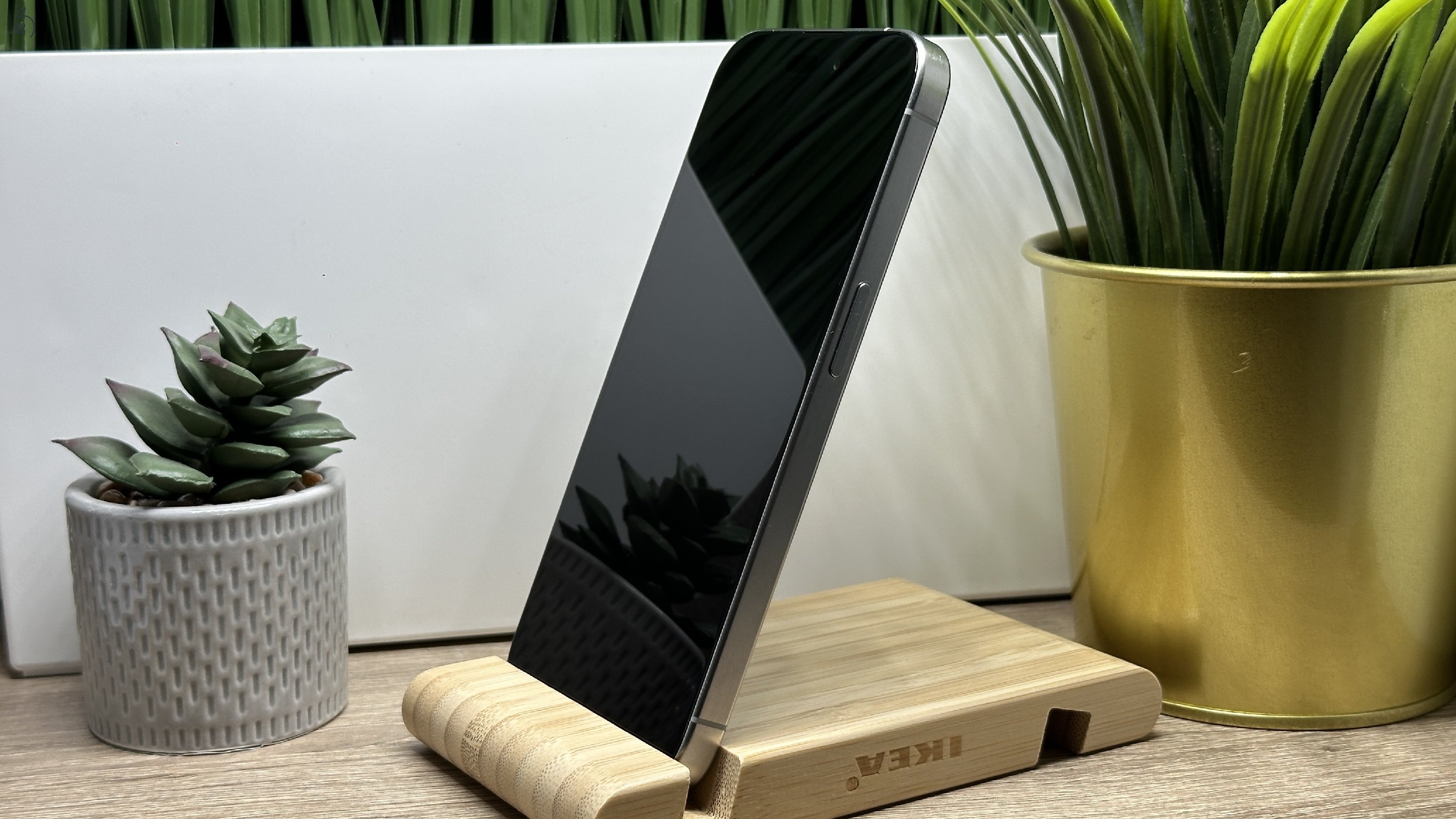  iPhone 15 Pro 256GB Fehér, Független - 1ÉV Garancia, Számla 