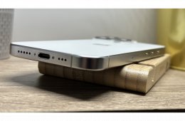  iPhone 15 Pro 256GB Fehér, Független - 1ÉV Garancia, Számla 