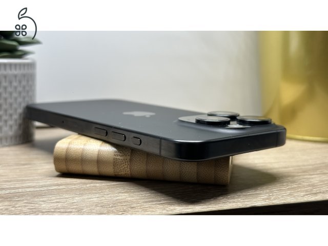  iPhone 15 Pro 256GB Fekete, Független - 1 ÉV Garancia, Számla 