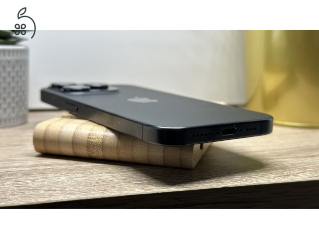  iPhone 15 Pro 256GB Fekete, Független - 1 ÉV Garancia, Számla 