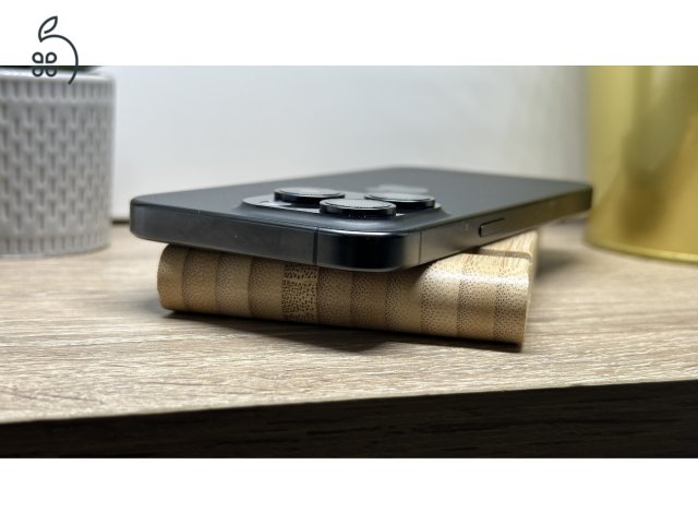  iPhone 15 Pro 256GB Fekete, Független - 1 ÉV Garancia, Számla 