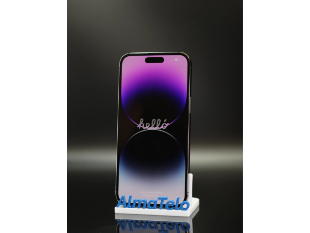 Apple iPhone 14 Pro Max 256 GB Deep Purple 100% akku - 12 HÓ GARANCIA