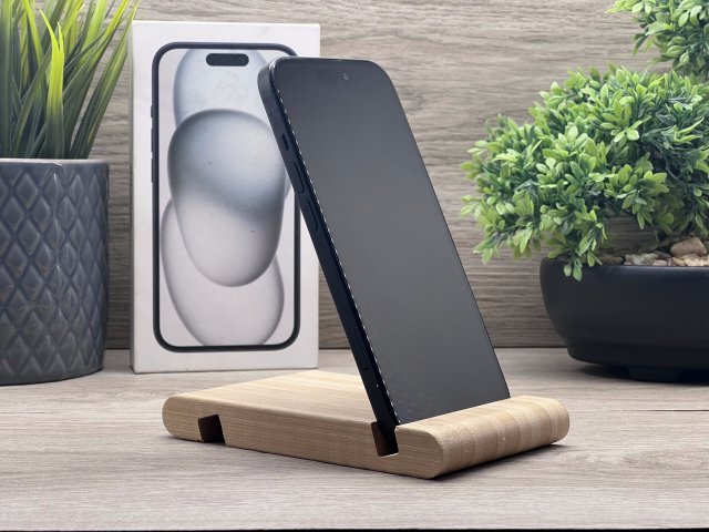 iPhone 15 Black 256GB 2 ÉV Garanciával Számlával