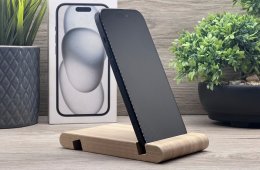 iPhone 15 Black 256GB 2 ÉV Garanciával Számlával