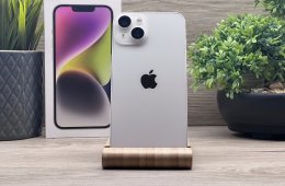 Hibátlan iPhone 14 Starlight 128GB 2 ÉV Garanciával Számlával 91% Akku